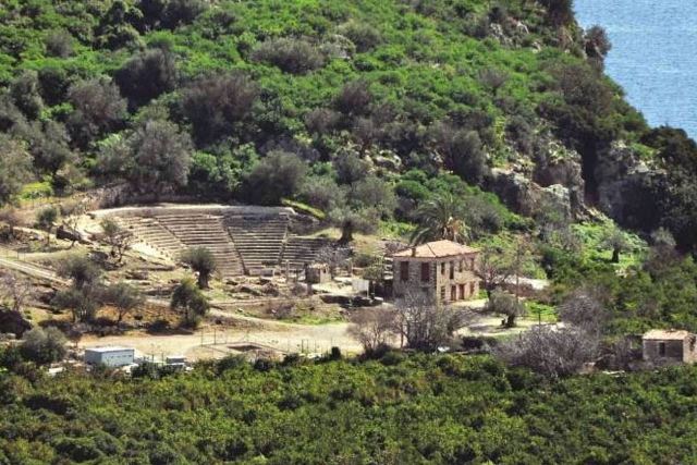 Archaic Epidavros - Small theatre on the hillside 